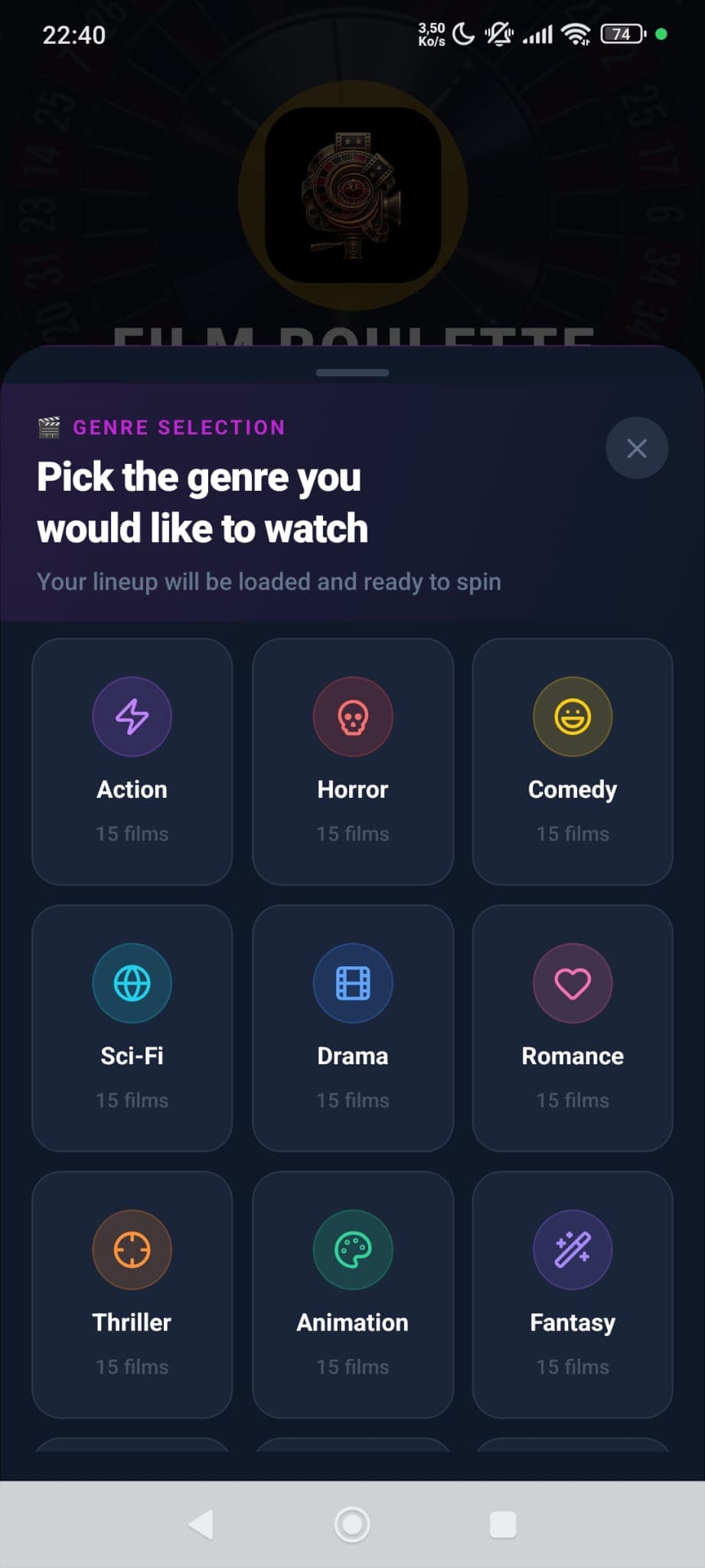 Film Roulette – Random Movie Picker screenshot 2