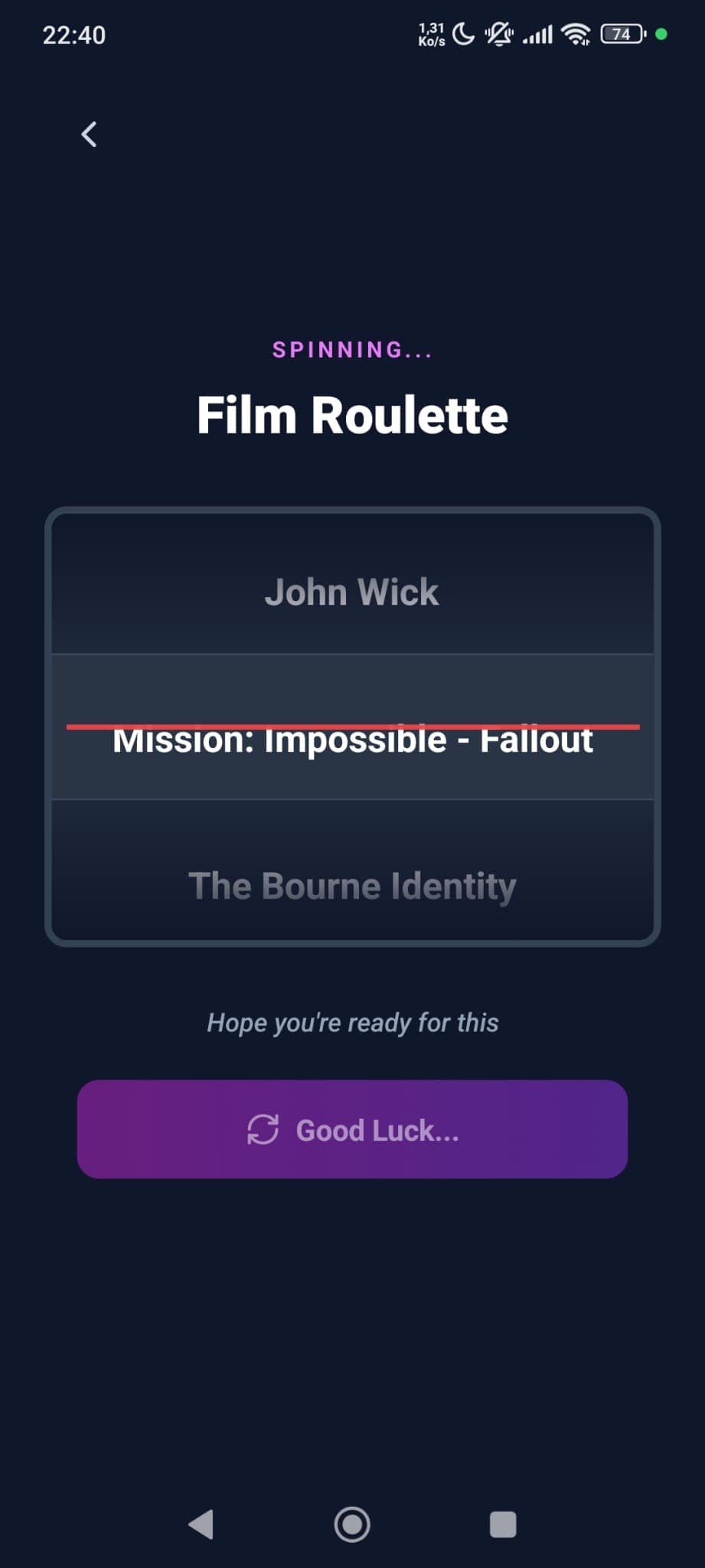Film Roulette – Random Movie Picker screenshot 4