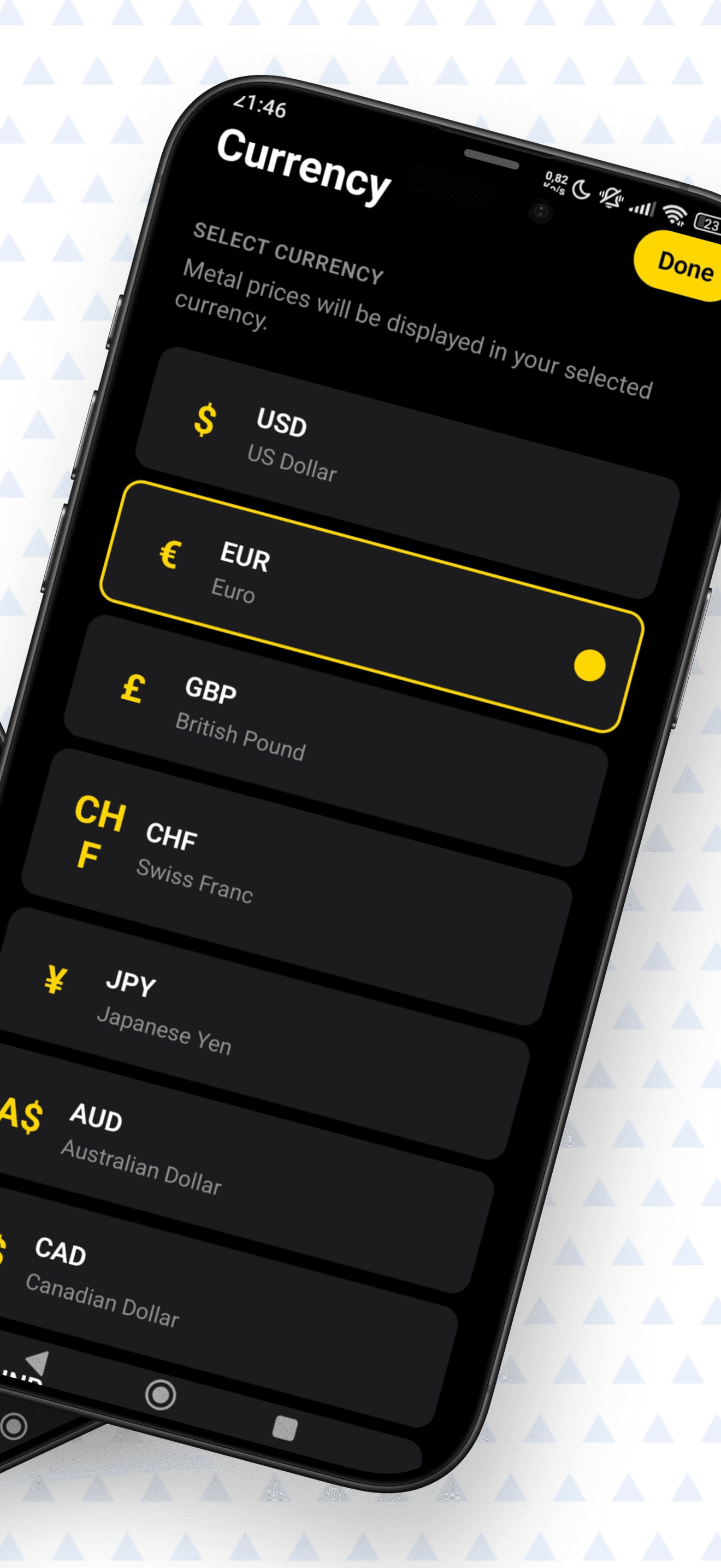 Gold Price Live – Prix de l'Or screenshot 2