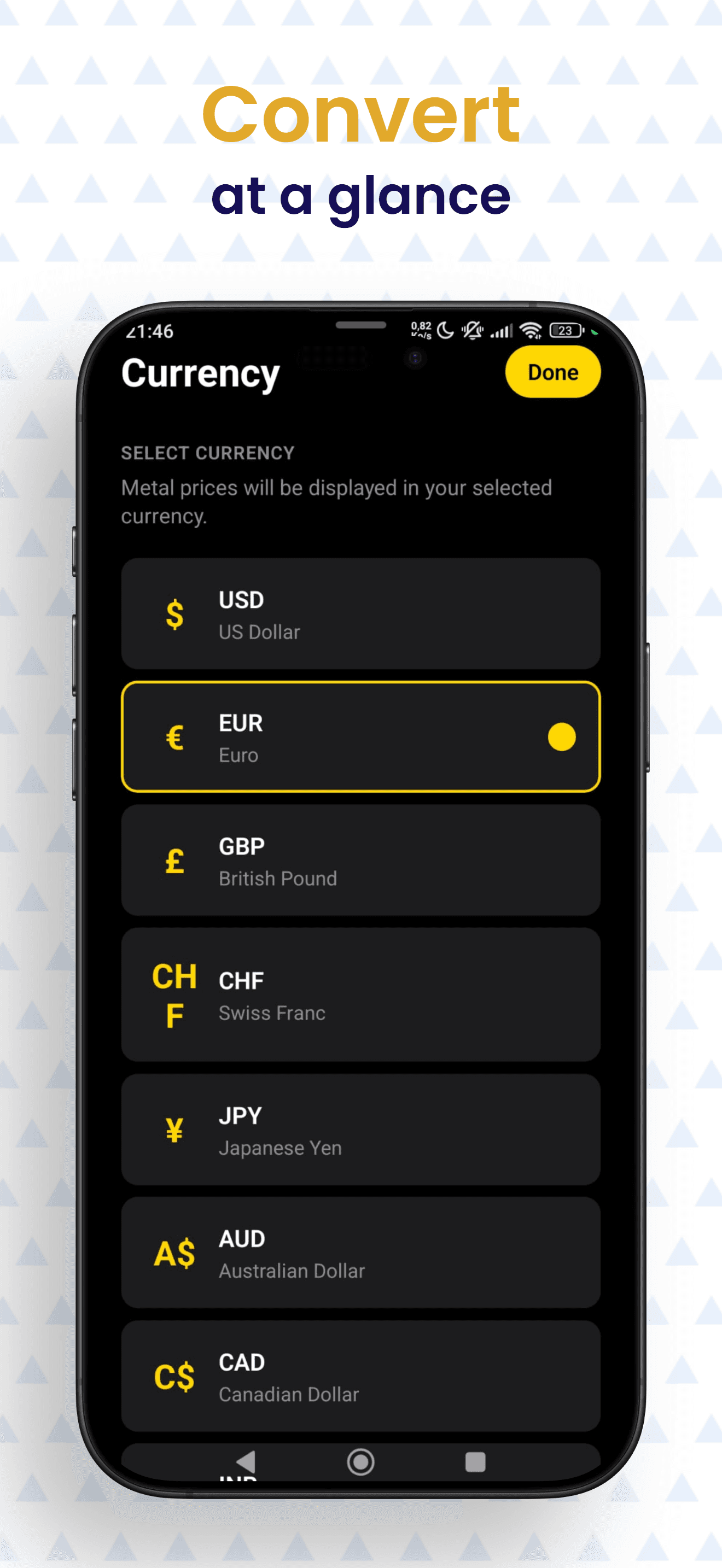 Gold Price Live – Prix de l'Or screenshot 5