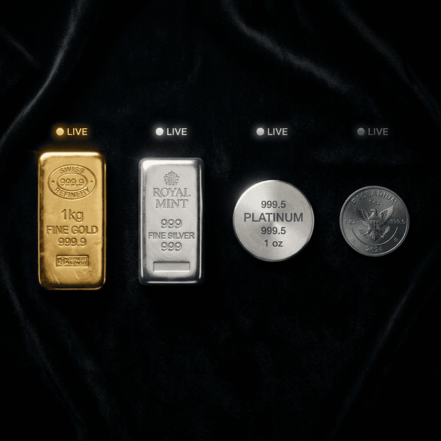Are There Apps That Show Live Prices for Gold, Silver, Platinum, and Palladium?